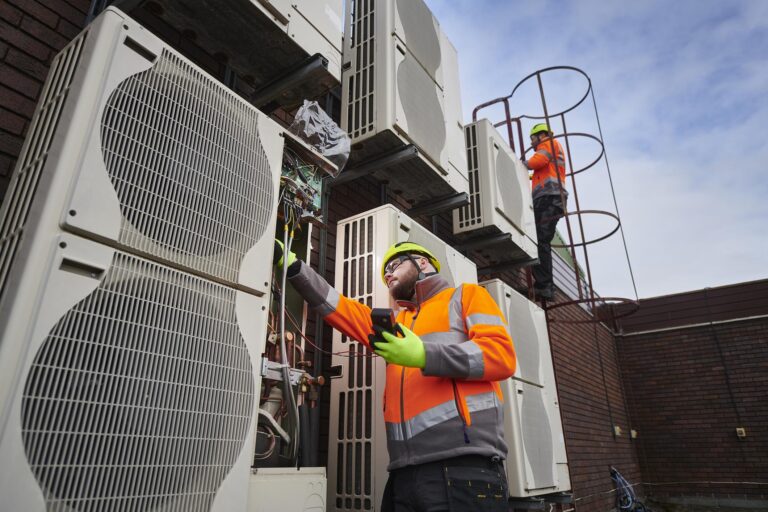 Aircon maintenance engineers