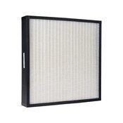 Plastic frame mini-pleat air filter